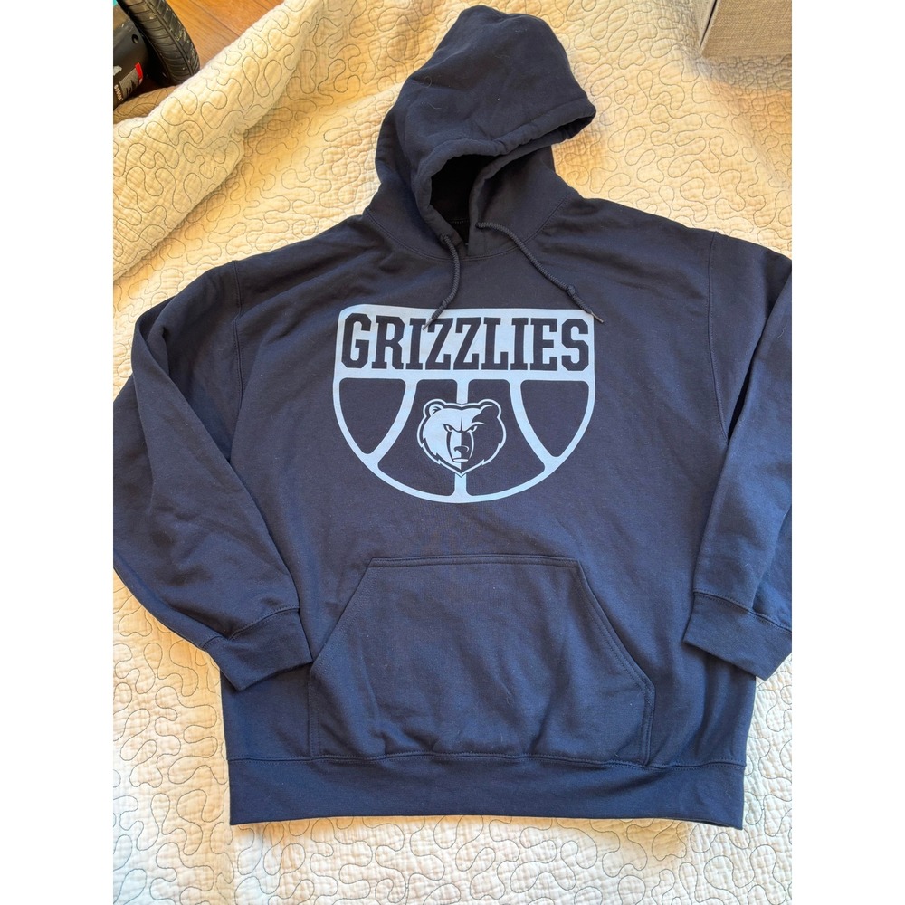 Memphis Grizzlies Basketball Hoodie Men's Size‎ Large NBA Team Apparel NWOT